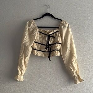 Thirty/Thirty cream top size XS